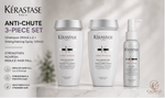 Kerastase Anti-Chute 3-Piece Set (Shampoo 250ml x 2 + Strengthening Spray 125ml x 1), Hair Care Treatment