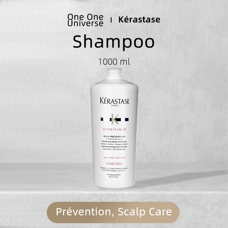 Kerastase Specifique Bain Prevention Champú 1000 ml, Champú original para cabello, Tratamiento para el cuidado del cabello